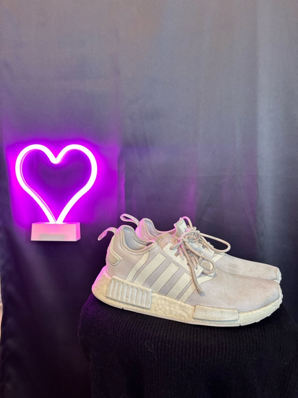 adidas Women's Sneakers in Light Gray and White